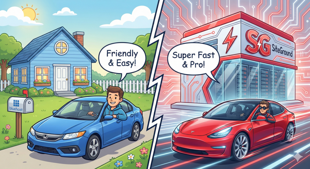 Bluehost vs. SiteGround Review